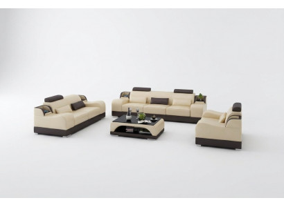 Sofa Garnitur Couch Sëtz Garnitur 3+2+1 Komplett Set Modern Nei Wunnzëmmer Sofa