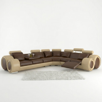 LEEDERZOF ECKCANAPÉ DESIGNZOF LEEDERCANAPÉ ECKZOF WUNNLANDSCHAFT SCHWAZ WÄISS
