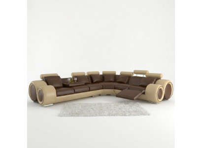 LEEDERZOF ECKCANAPÉ DESIGNZOF LEEDERCANAPÉ ECKZOF WUNNLANDSCHAFT SCHWAZ WÄISS