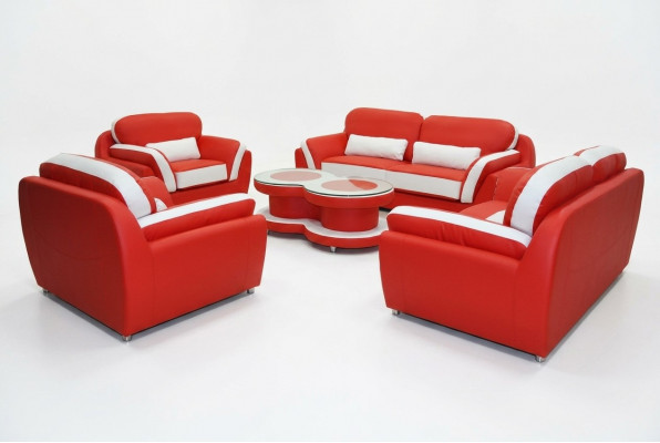 Polstersofa Couchen Sofae Couch Garnitur Design Garniture 4tlg Garniture USB