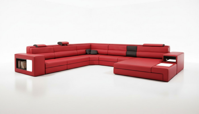 Ecksofa Couch Polstersuite Design Lieder Textil Wunnlandschaft Landau R