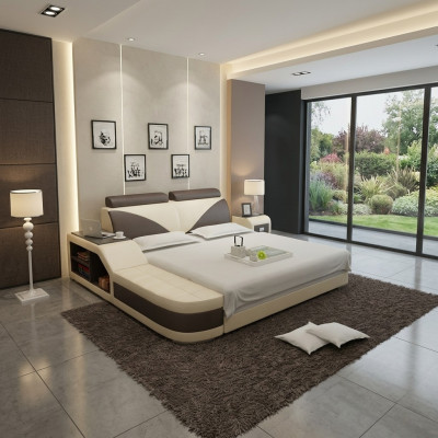 Waasserbett Hotel Duebelbett Better Komplett Liederbett, Bett gepolstert Waasser + USB