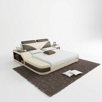 Waasserbett Hotel Duebelbett Better Komplett Liederbett, Bett gepolstert Waasser + USB