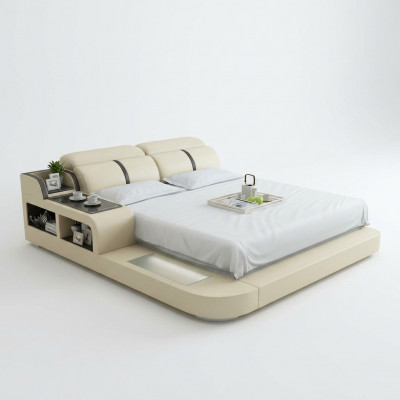 Waasserbett Hotel Duebelbett Better Komplett Liederbett Waasser + USB Polsterbett