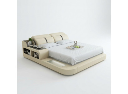 Waasserbett Hotel Duebelbett Better Komplett Liederbett Waasser + USB Polsterbett