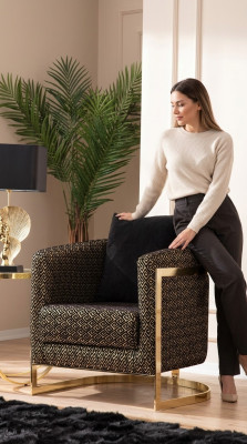 Sesselen Moderne Einsitzer Designer Einsitzer Wunnzëmmer Luxus Sesselen Miwwelen Neien