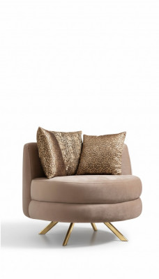 Luxus Design Still Sëtzgeleeënheet Klassesch Stil Design Textil Wunnzëmmer Lounge Nei