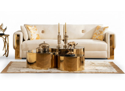 Dreschplaz Couch Polster Design Sofa Modern 3er Sëtz Sofas Wunnzëmmer Miwwelen Neia