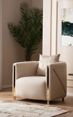 Fauteuil Polster Setzer Design Canapé Fauteuil Relax Lounge Stoff Luxus Wunnzëmmer