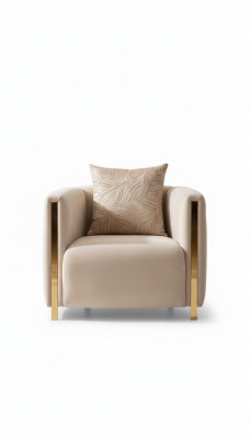 Fauteuil Polster Setzer Design Canapé Fauteuil Relax Lounge Stoff Luxus Wunnzëmmer