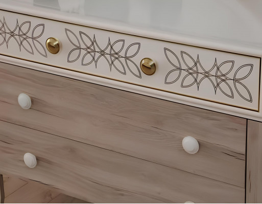 Set Commode Mat Spigel Coiffeuse Console Modern Holtz Schlofkummer