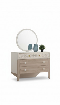 Set Commode Mat Spigel Coiffeuse Console Modern Holtz Schlofkummer