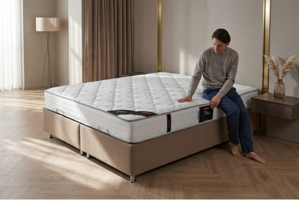 Orthopädesch Matratze King Queen Size 120x200 Héichwäerteg 28cm Duebel
