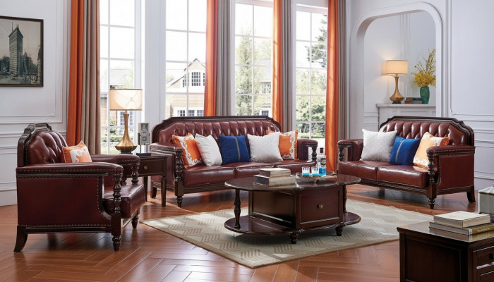 Design Sofagarnitur 3+2+1 Sëtzer Set Sofa Polster Couchen Canapé Modern