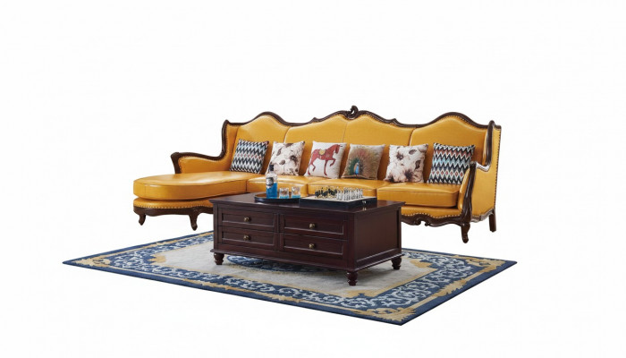 Klassesch Eck-Couch Giel Empire Couch Sofa Ledersofa Sofae Couchen