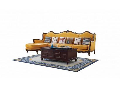 Klassesch Eck-Couch Giel Empire Couch Sofa Ledersofa Sofae Couchen