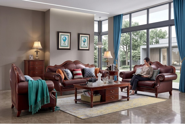 Canapé Set 3+2+1 Sëtz Sofa Wunnzëmmer Klassesch Miwwelen Design Couch