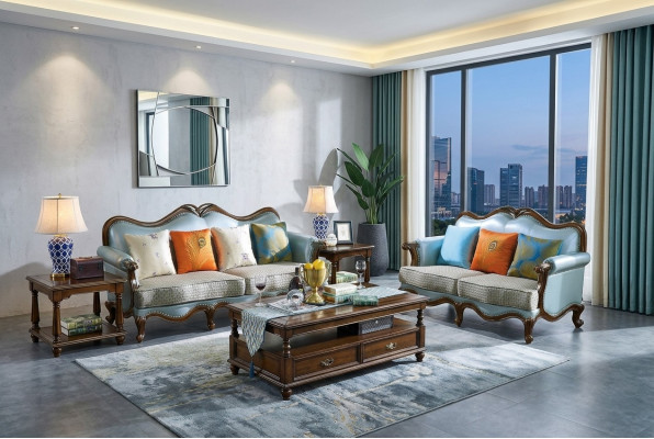 Luxus Miwwelen Sofa Garnitur 3+2 Sëtzer Sofa Canapé Garnitur Canapé Still