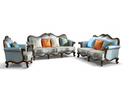 Luxus Miwwelen Sofa Garnitur 3+2 Sëtzer Sofa Canapé Garnitur Canapé Still
