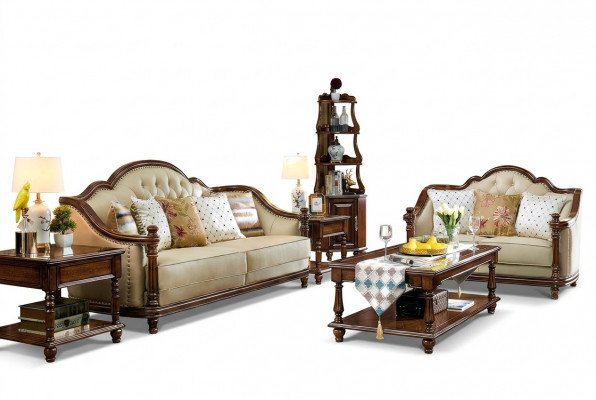 Klassesch Design Sofagarnitur 3+2 Sëtzer Garnitur Canapé 2 Stéck Set