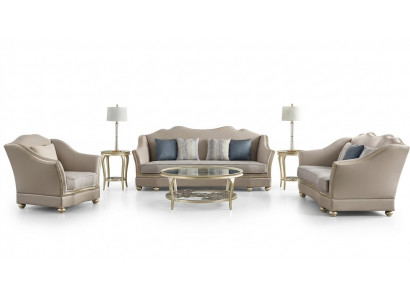 Sofa Garnitur 3+2+1 Design Sofa Couchen Sëtz Set Garnitur Polstersofa