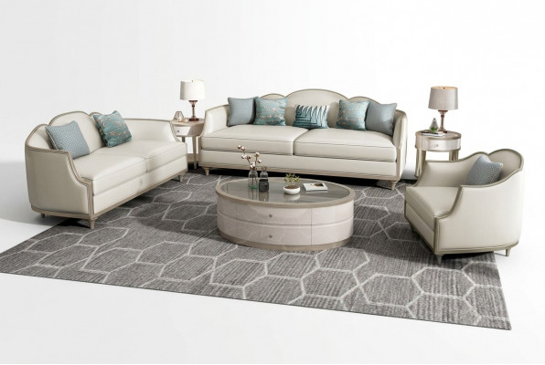 Sofagarnitur 3+2+1 Setzer Sofa Sëtz Couch Polster Modern Garnitur