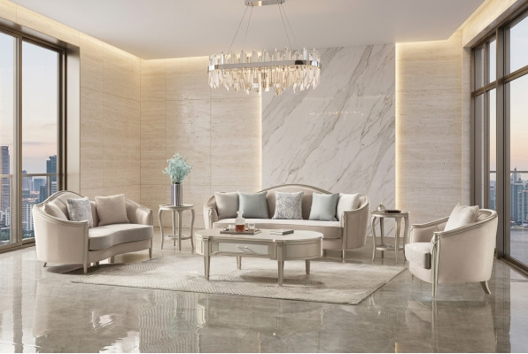 Soffagarnitur 3 2 1 Sëtz Set Design Sofa Couchen Canapé Modern