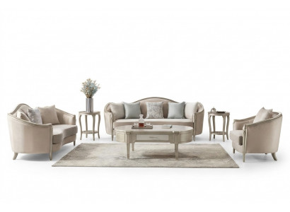 Soffagarnitur 3 2 1 Sëtz Set Design Sofa Couchen Canapé Modern