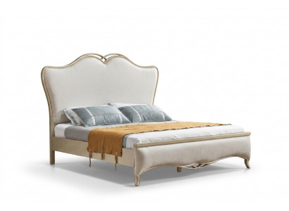 Bett + 2x Nuetsdëscher 3-tlg. Schlofkummer Set Design Modern Luxus 180x200 cm Nei