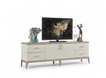 TV Schaf Lowboard Miwwelen Schief Sall Sideboard Wäiss Kommod Sideboards