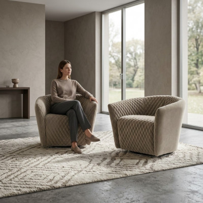 Sëtz Sesselen Design Wunnzëmmer Polster Holz Polster Modern Luxus Gro Nei