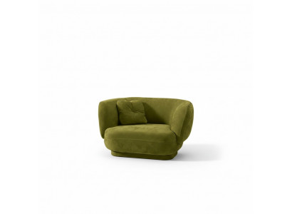 Fotell Sëtz Gréng Prianera Design Wunnzëmmer Polster Eenzelstull Miwwel Luxus Stil