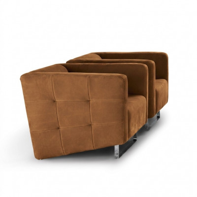Luxus Sëtz Polster Braun Italieneschen Stil Design Modern Miwwelen Wunnzëmmer Nei