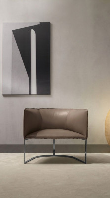 Luxus Design Miwwel Gro Prianera Stil Design Lieder Fotell Wunnzëmmer Lounge