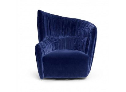 Fauteuil Luxus Design Miwwelen Bloe Modern Stil Design Textil Wunnzëmmer Lounge Nei