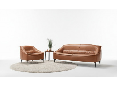 Luxus Garnitur Set 2tlg Sofagarnitur 3+1 Sëtz Modern Sofa an Fauteuil