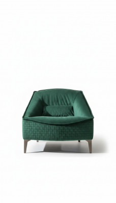 fauteuil eenzersëtz Luxus 1-Sëtzer Polstersëtz Designer Textil Sëtz Stoff Modern
