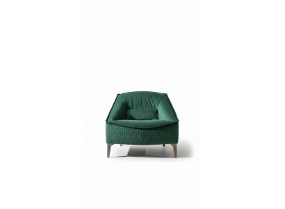 fauteuil eenzersëtz Luxus 1-Sëtzer Polstersëtz Designer Textil Sëtz Stoff Modern