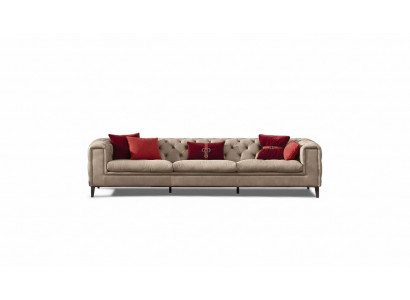 Sofa 4-Sëtzer Lieder-Sofas Luxus Designer Couch Nei Sofa Luxus Chesterfield Nei