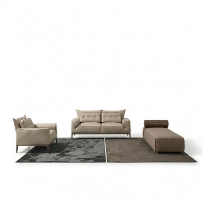 Luxus Garnitur Sofagarnitur 2+1 Sëtz Sofa Sofas Sëtzgeleeënheet Lieder 2 Deeler PRIANERA