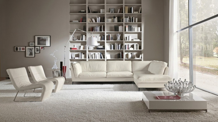 Prianera Canapé Eckcanapé Wunnzëmmer Design Lieder Modern L-Form
