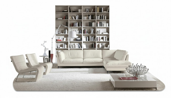 Prianera Canapé Eckcanapé Wunnzëmmer Design Lieder Modern L-Form