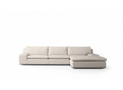 Eckcouch Wunnzëmmer Schloofcouch Couches Couch Wäiss L Form Lieder Miwwelen PRIANERA