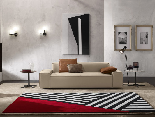 Sofagarnitur Sofa Luxus Garnitur Sofas Sessel 311 Sëtzer Modern Set Design Beige