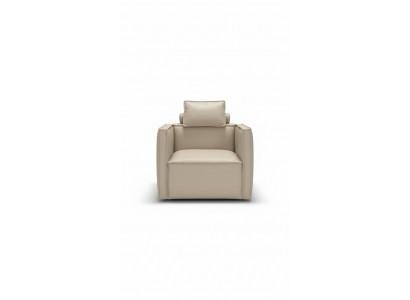 Sesselleefstulle Luxus 1 Sëtz Gepolstert Sëtz Design Beige Sëtz Lieder Prianera Nei