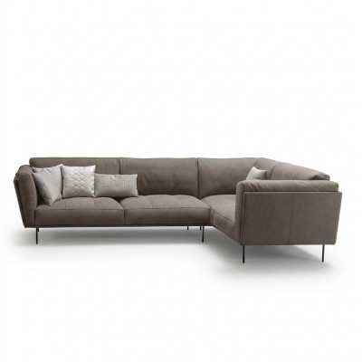 Stoff Eckcouch L-Form Couch Design Polster Textil Luxus Couchen