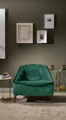 Luxus Miwwelen Design Fotell Klassesch Modern Design Fotell Textil Wunnzëmmer Nei