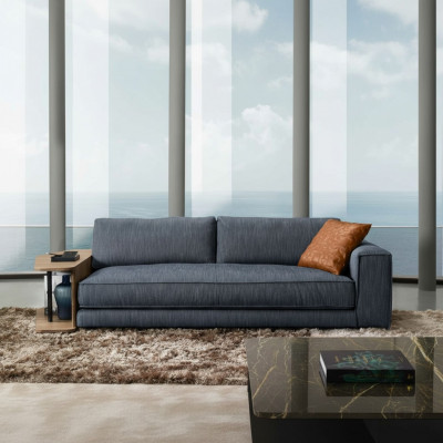 Soffa Zëmmer Miwwelen Drësëtzer Design Drësëtzer Couch Polstersoffa Blo Prianera