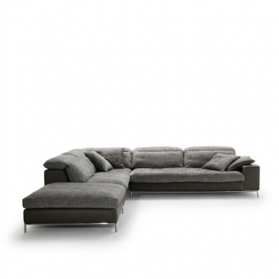 Design Ecksofa L-Form Textil-Canapé Prianera Modern Sofae Polsterung Gro Neien
