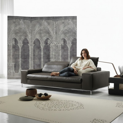 Moderne Sofa 2 Sëtz Luxus Lieder Sofasen Zwee-Sëtz Wunnzëmmer Design Prianera Couch